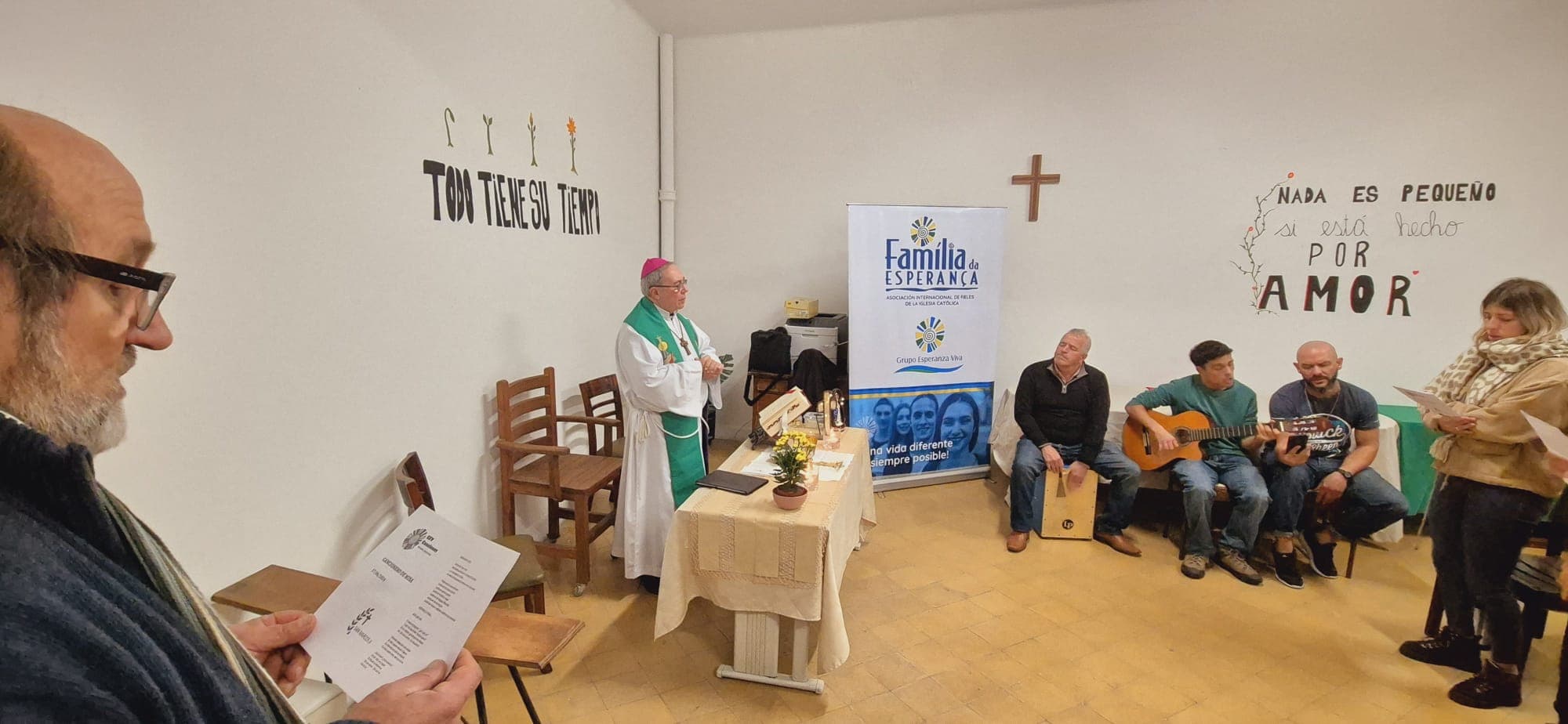 Evento religioso en la Casa El Campanario